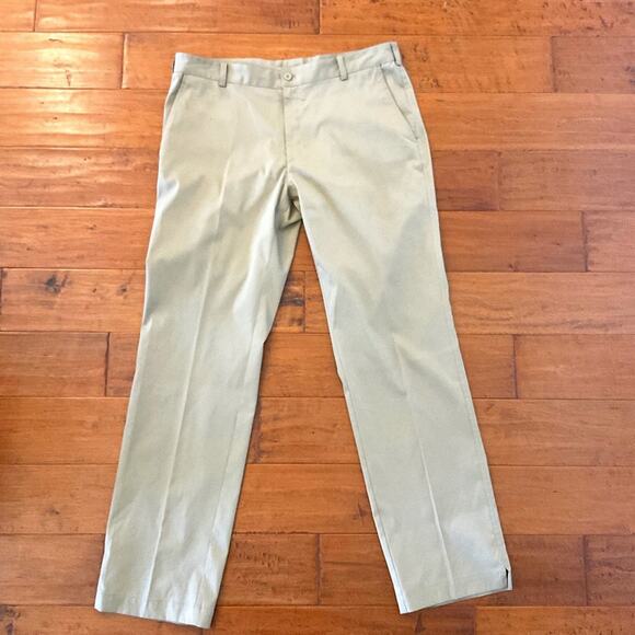 Nike Dri Fit Standard Fit Tan Golf Pants 36x34 - Picture 1 of 13